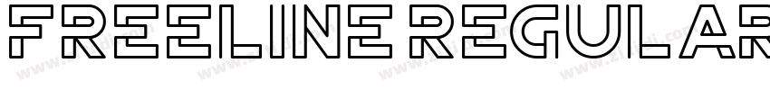 FreeLine Regular字体转换